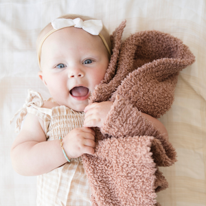 Saranoni BAMBONI® MINI BLANKETS in French Rose