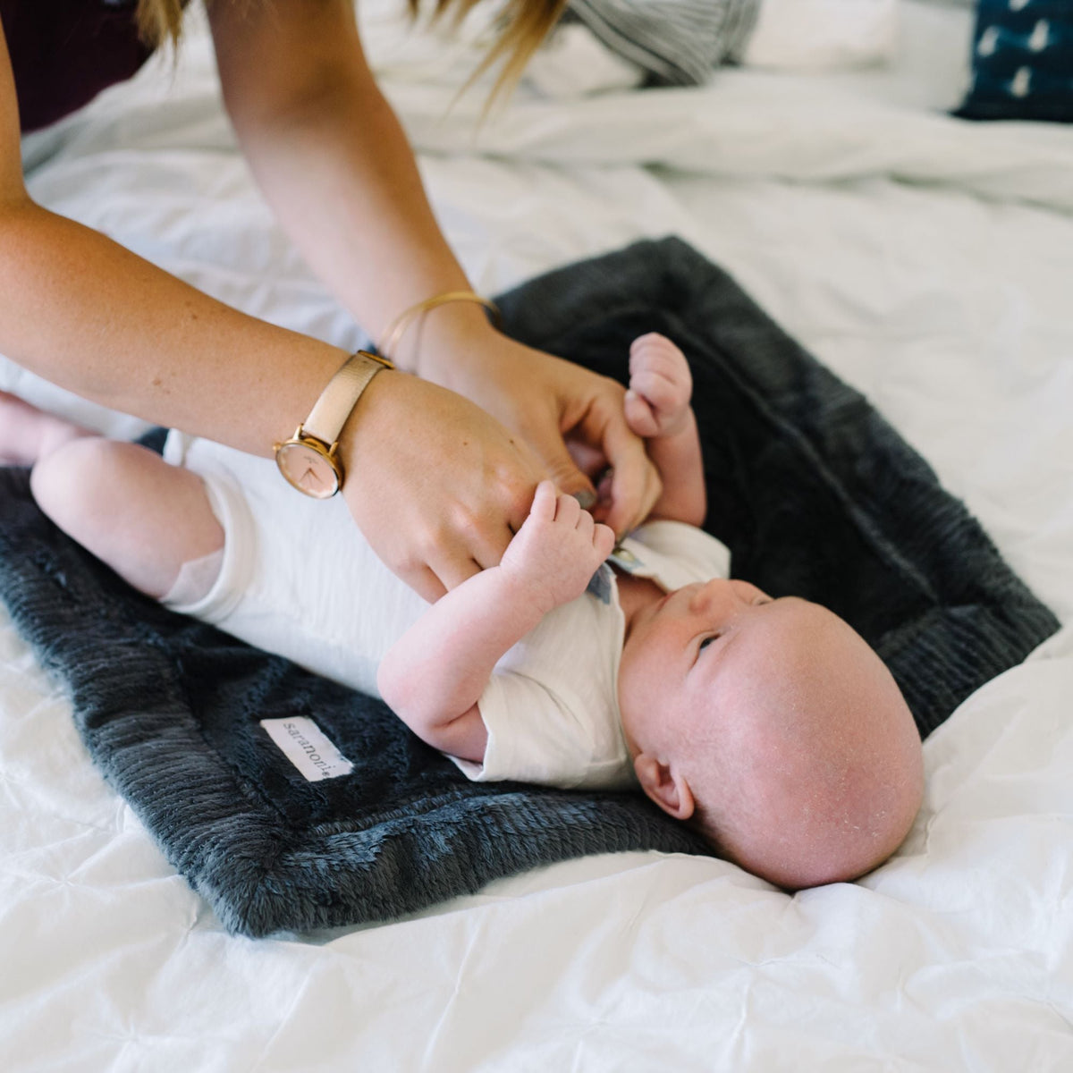 Saranoni LUSH MINI BLANKETS in Charcoal