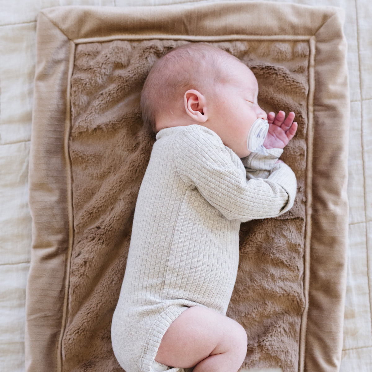 Saranoni LUSH MINI BLANKETS in Hazelnut