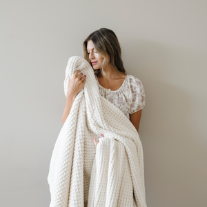 Waffle Knit XL Throw Blankets | Saranoni