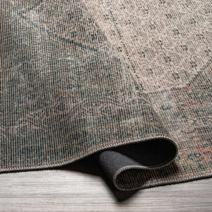 Olive Sariaya Distressed Washable Area Rug - Clearance