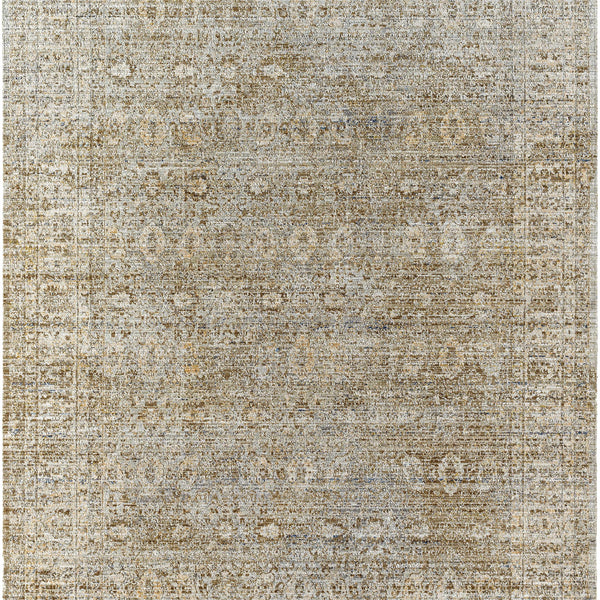 Margaret Damask Sage & Gray Washable Area Rug - Becki Owens x Livabliss