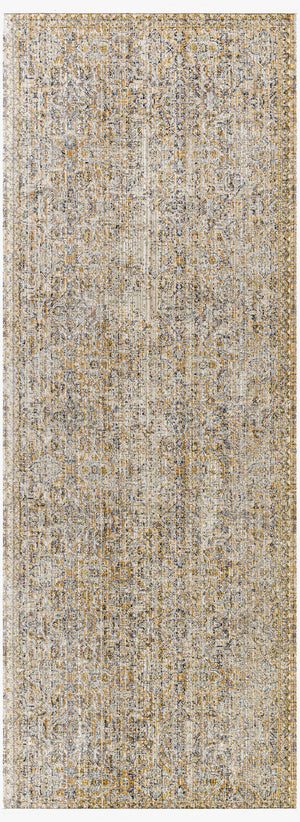 Margaret Beige & Blue Washable Rug - Becki Owens x Livabliss - Clearance