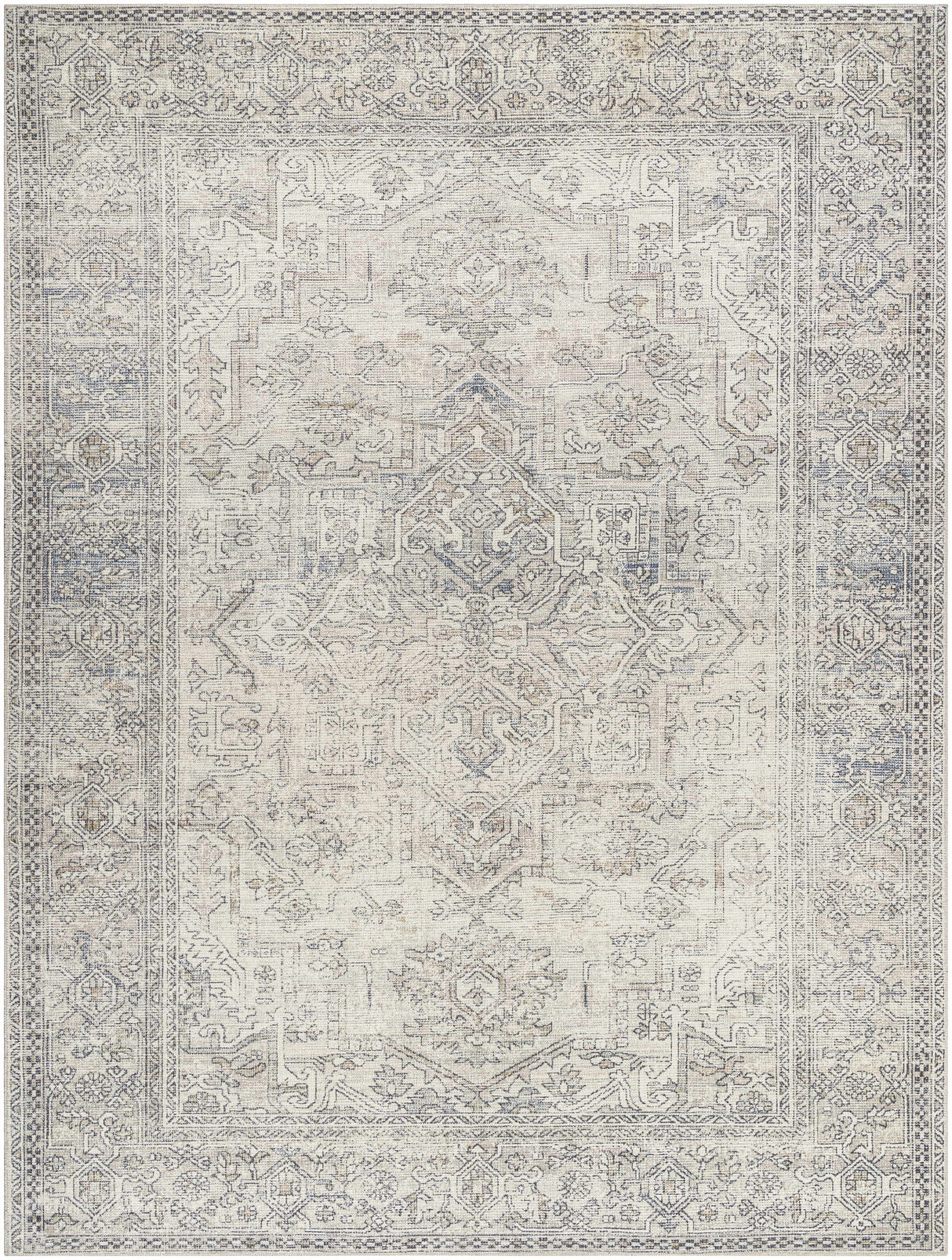 Margot Medallion Light Gray - Livabliss x Becki Owens