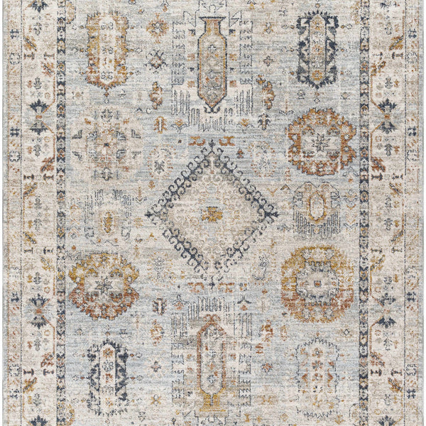 Kamau Cream & Blue Area Rug - Clearance