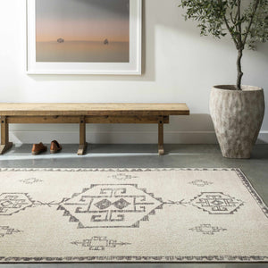 Solona Medallion Beige Rug - Livabliss x Becki Owens