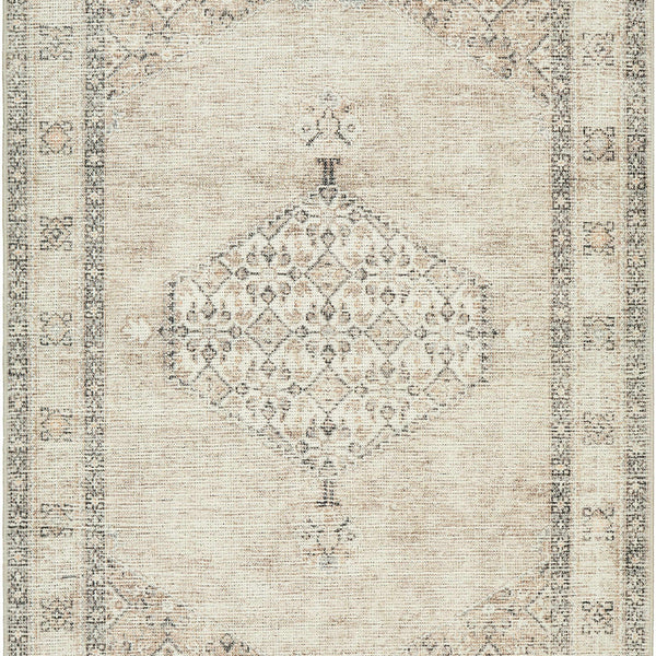 Lila Medallion Brown Area Rug