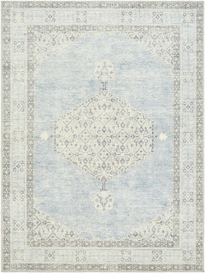 Lila Medallion Denim Area Rug