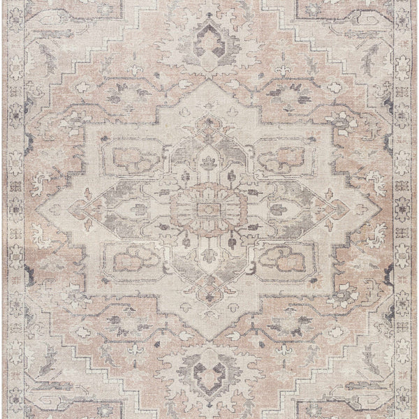 Elle Medallion Taupe Area Rug
