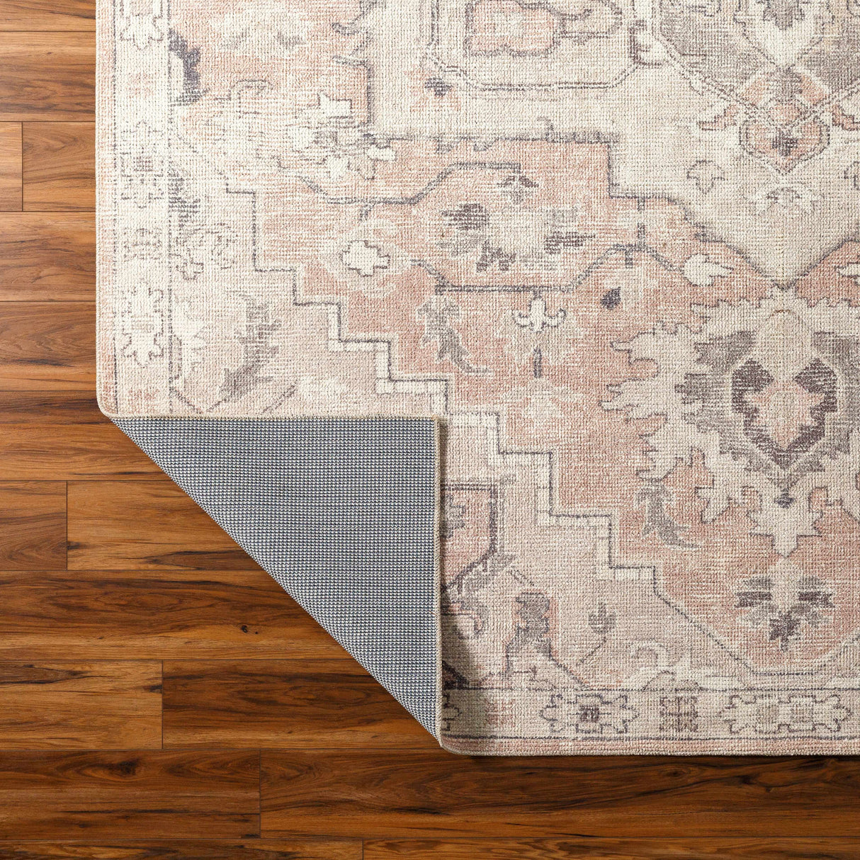 Elle Medallion Taupe Area Rug