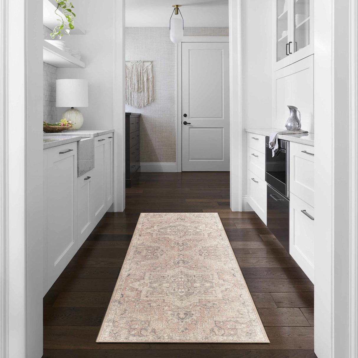 Elle Medallion Taupe Area Rug