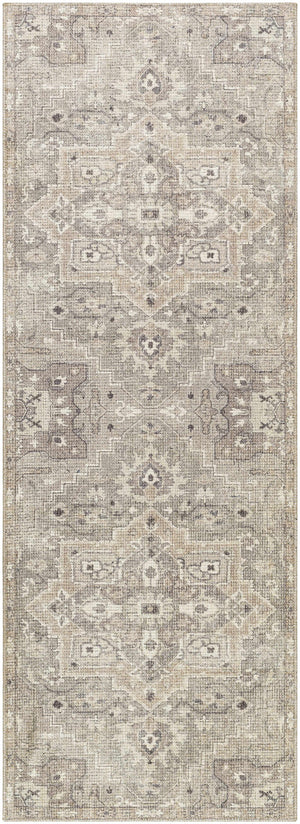 Elle Medallion Light Gray Area Rug