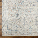 Marlene Damask Off White & Blue Area Rug - Becki Owens x Livabliss