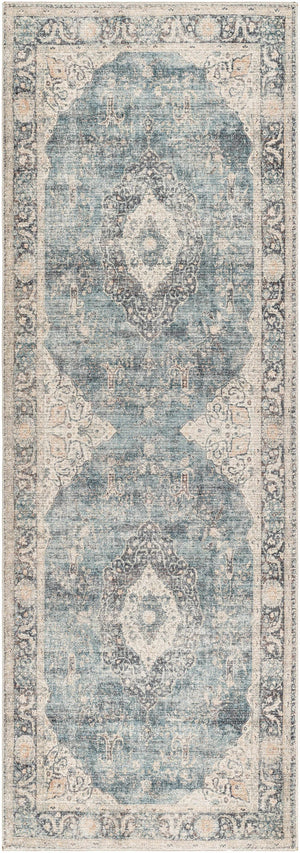 Marlene Medallion Blue Area Rug - Becki Owens x Livabliss