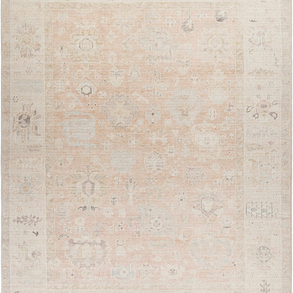 Marlene Damask Blush Area Rug - Becki Owens x Livabliss
