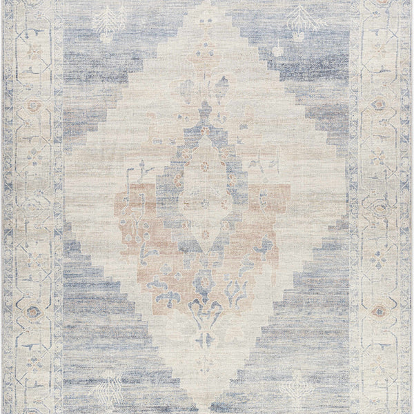 Luca Medallion Pewter Area Rug