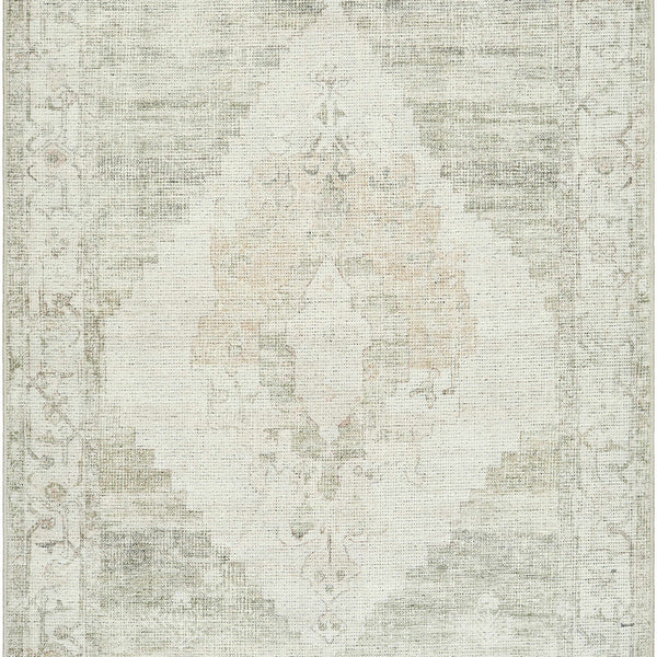 Luca Medallion Olive Area Rug