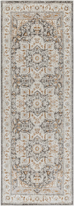 Roho Beige & Rust Washable Area Rug - Clearance