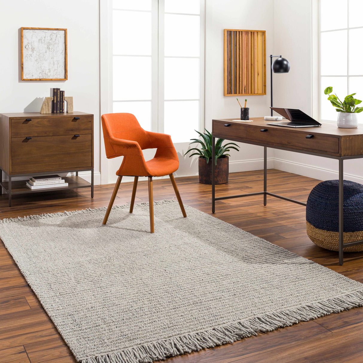 Desma Taupe Area Rug - Clearance