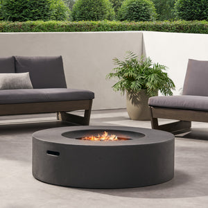 Lightweight Concrete Outdoor Circular Fire Pit