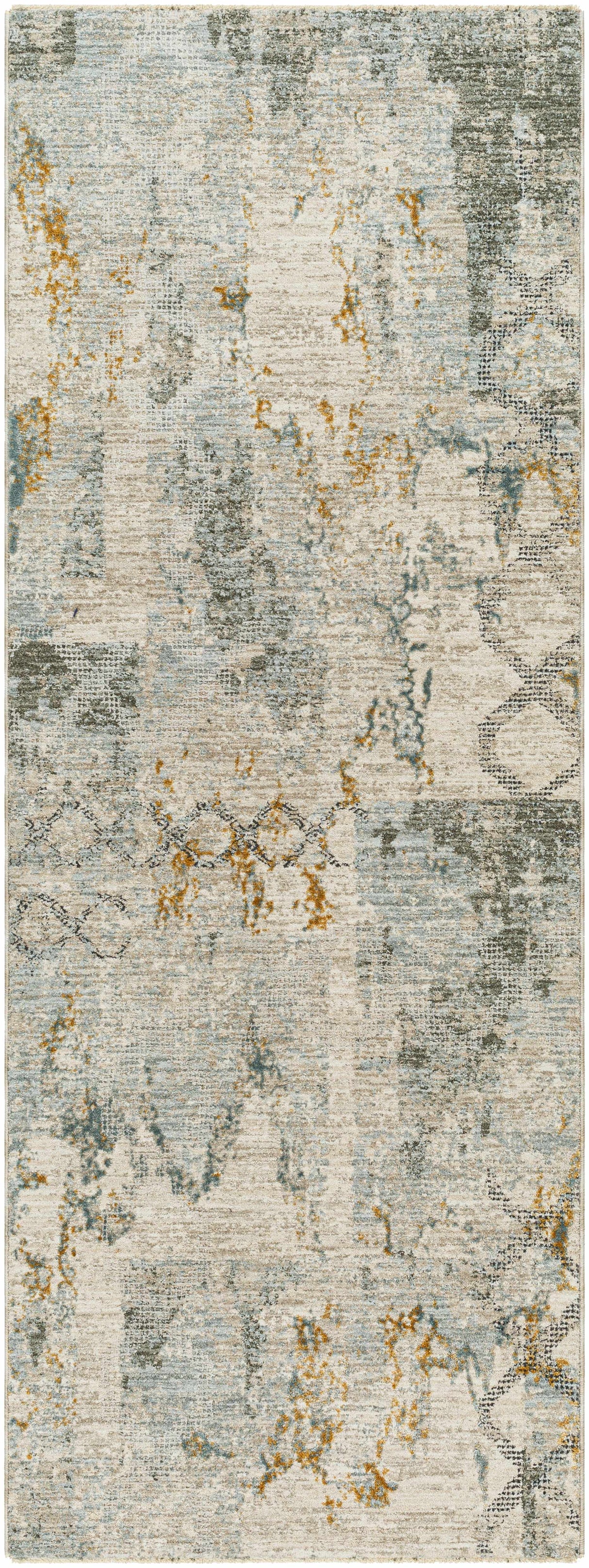 Adlai Textured Rug with Fringes