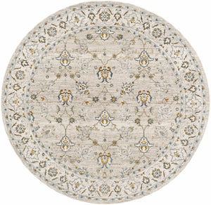 Amaru Cream & Sage Textured Rug with Fringes