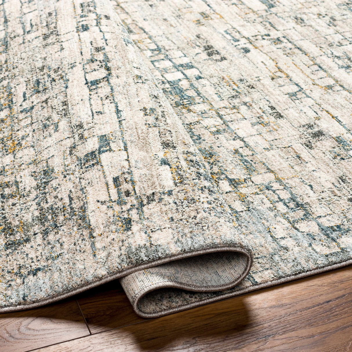 Chaka Textured Rug with Fringes