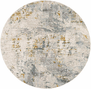 Chaya Textured Abstract Rug with Fringes