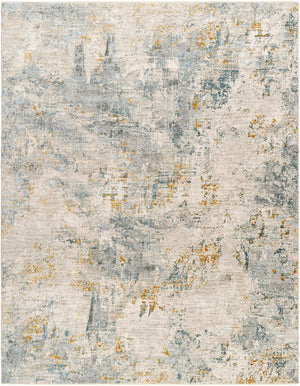 Chaya Textured Abstract Rug with Fringes
