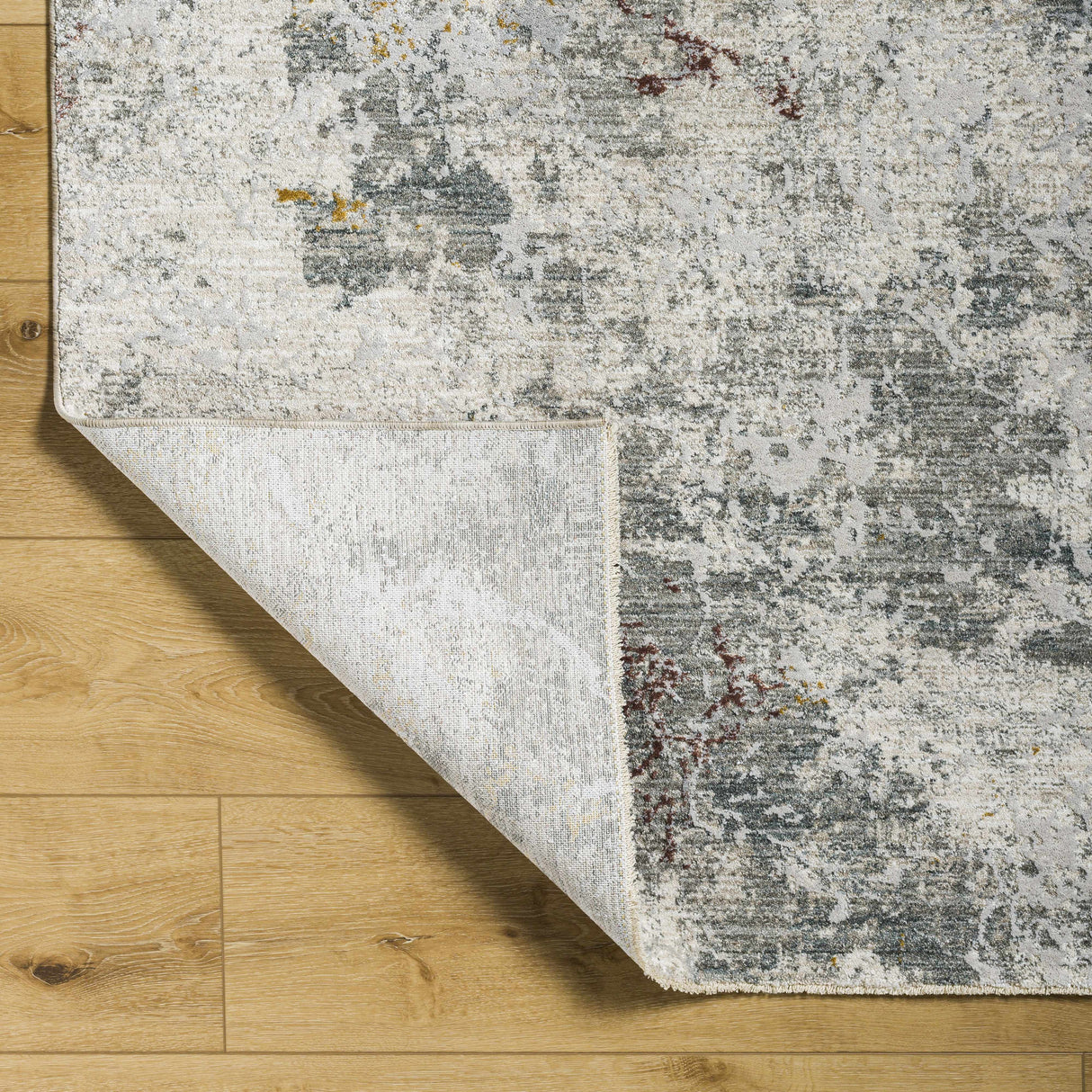 Edana Textured Rug with Fringes