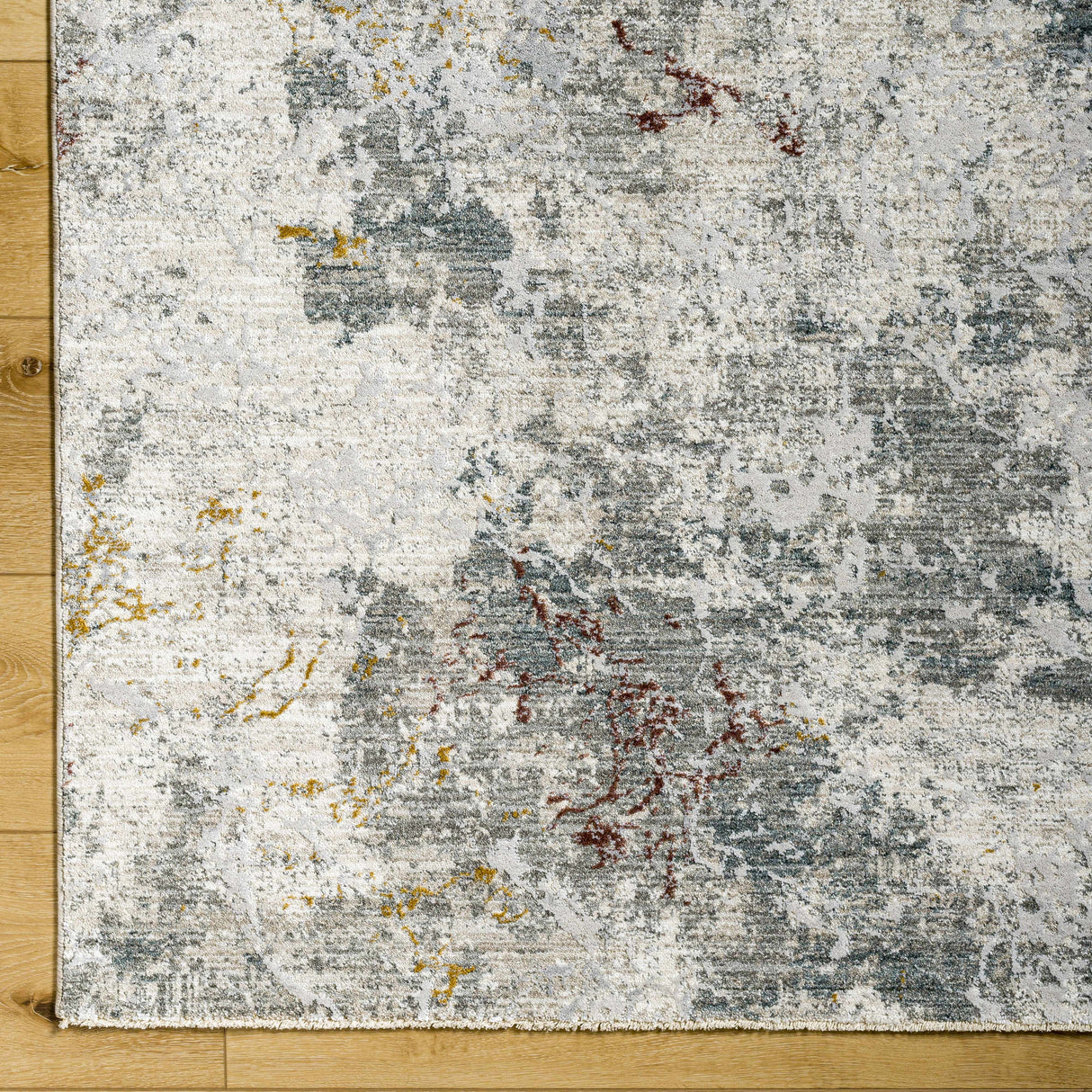 Edana Textured Rug with Fringes