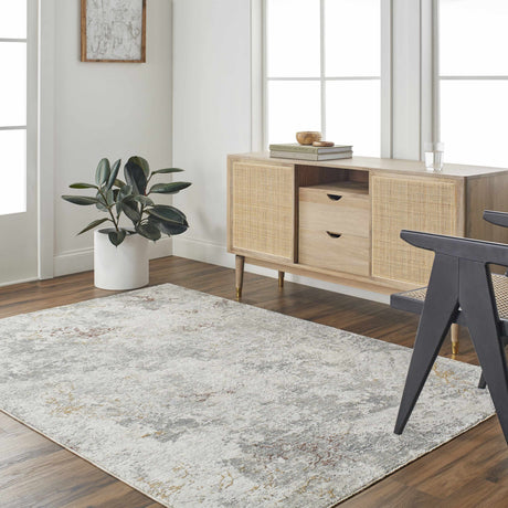 Edana Textured Rug with Fringes