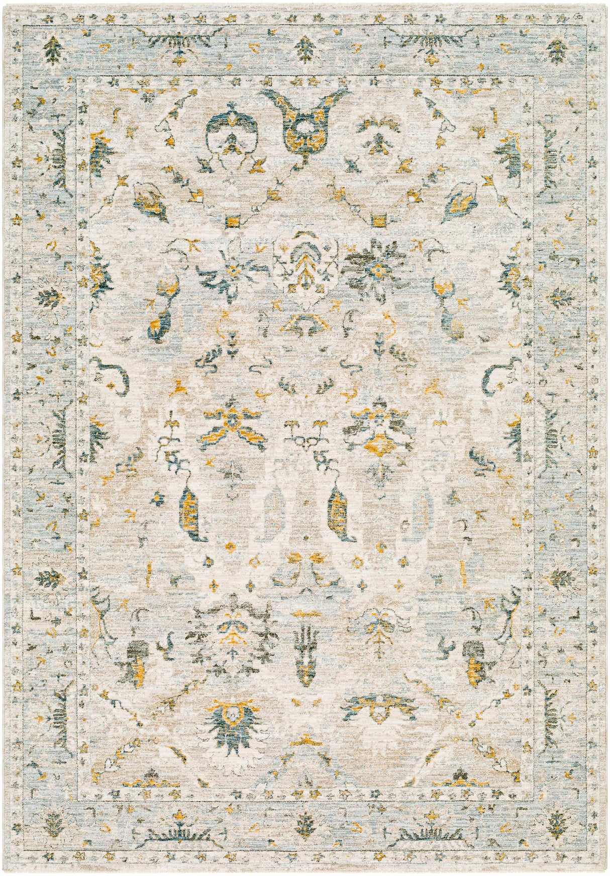 Emile Textured Rug with Fringes
