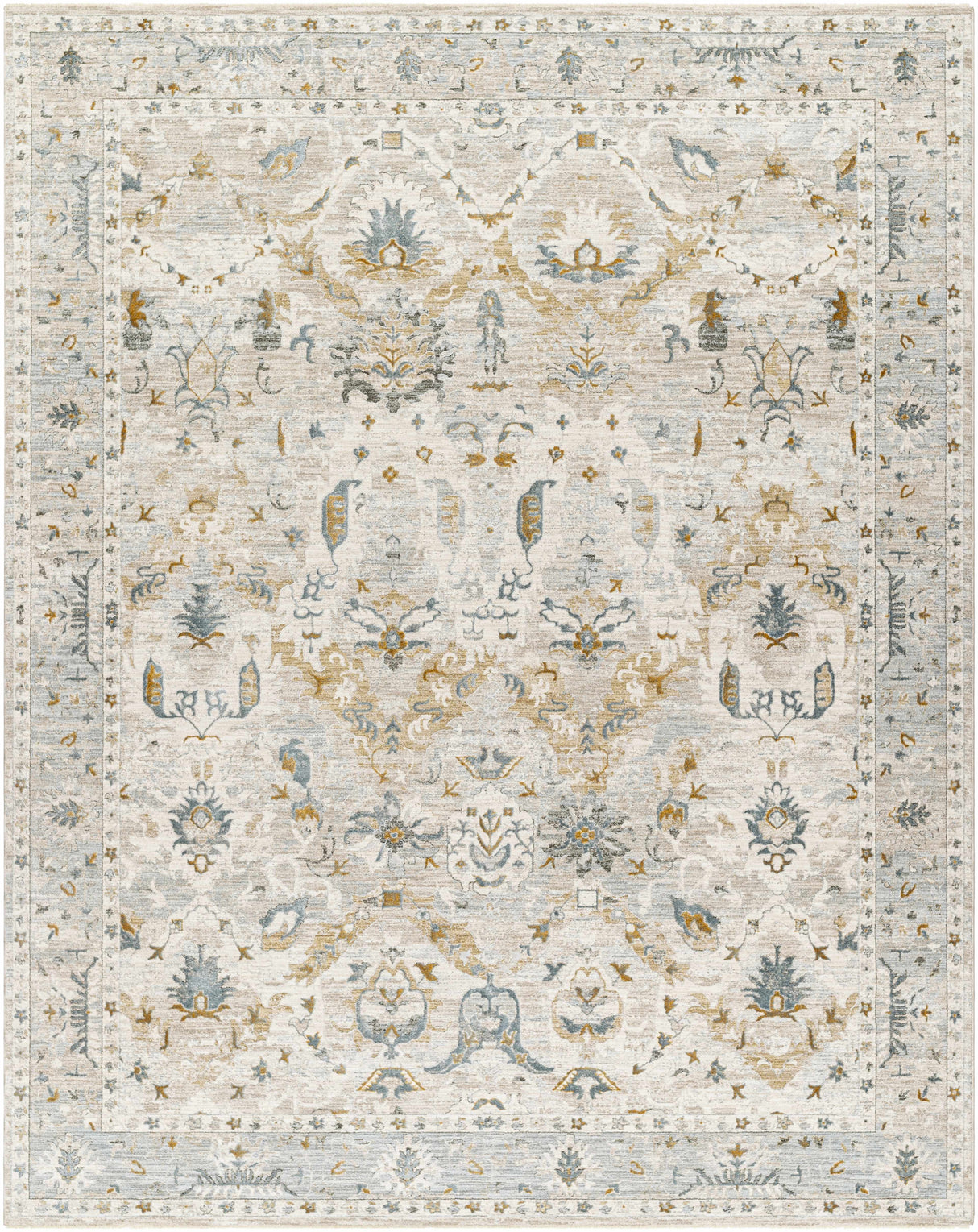 Emile Textured Rug with Fringes