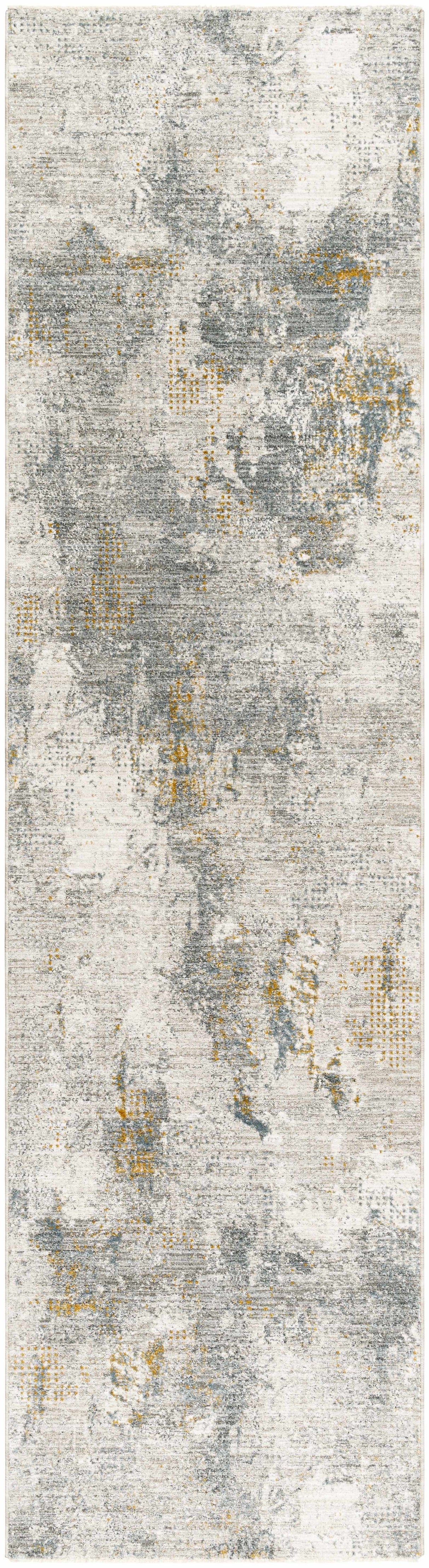 Haydn Rock Pattern Rug with Fringes