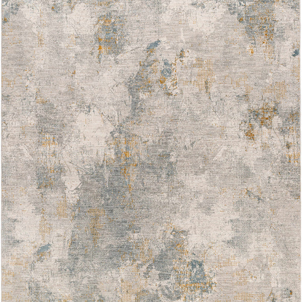 Haydn Rock Pattern Rug with Fringes