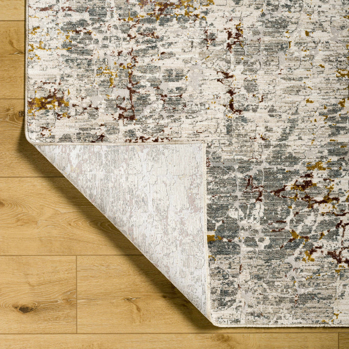 Kasim Textured Rug with Fringes