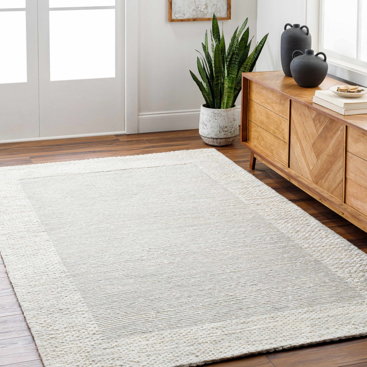 Jojen Off White Jute Area Rug - Clearance