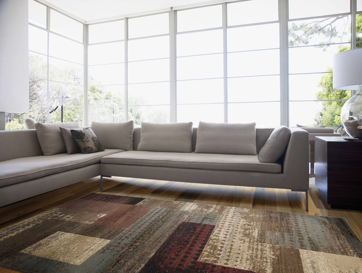 Sentinel Riley Geometric Rug
