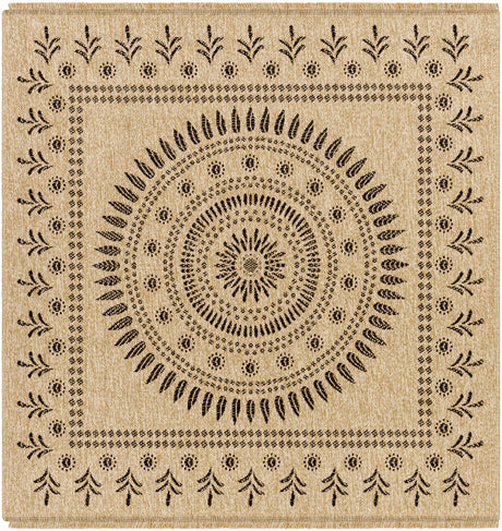 Beata Round Faux Jute Rug