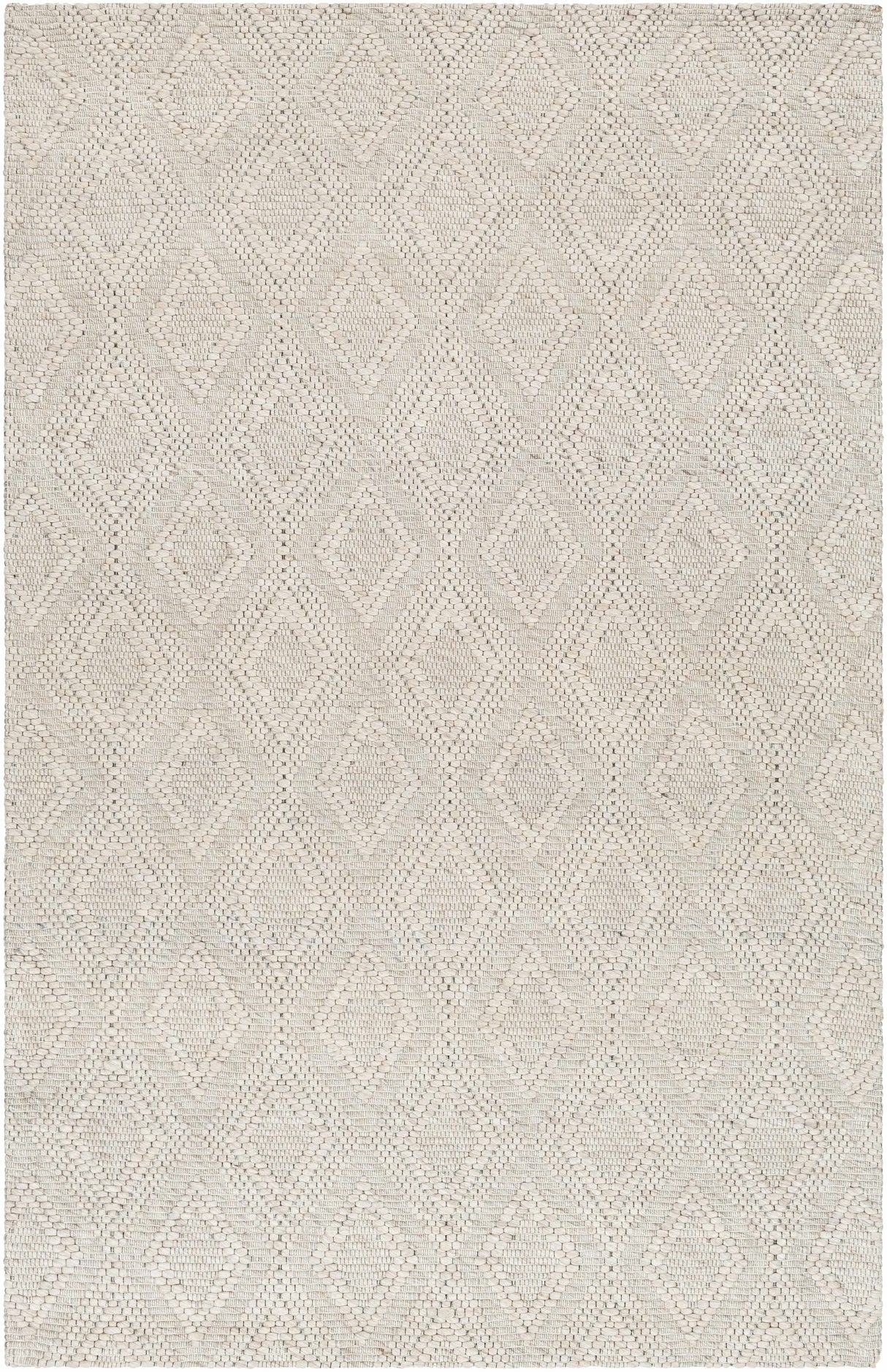 Kasib Beige Hand Woven Area Rug - Clearance