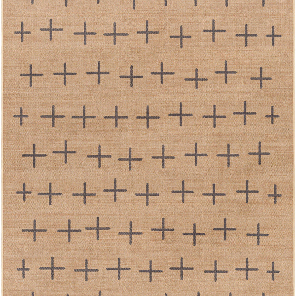 Haimi Black Washable Jutely Rug