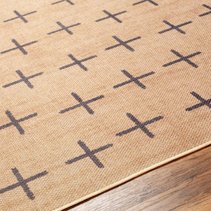 Haimi Black Washable Jutely Rug