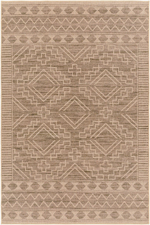 Halle Tan Washable Area Rug - Clearance
