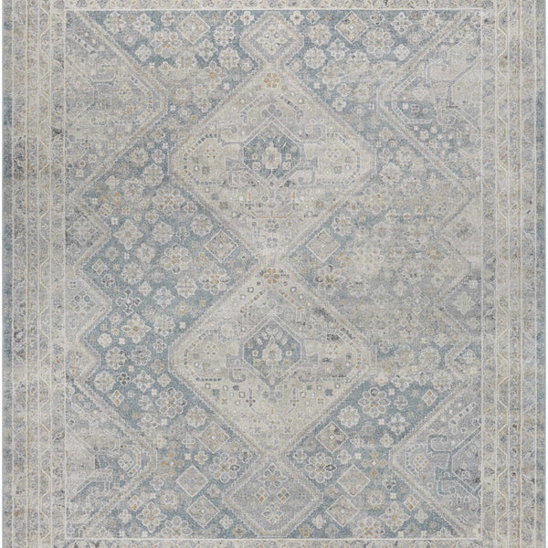 Sagen Blue Medallion Area Rug - Clearance
