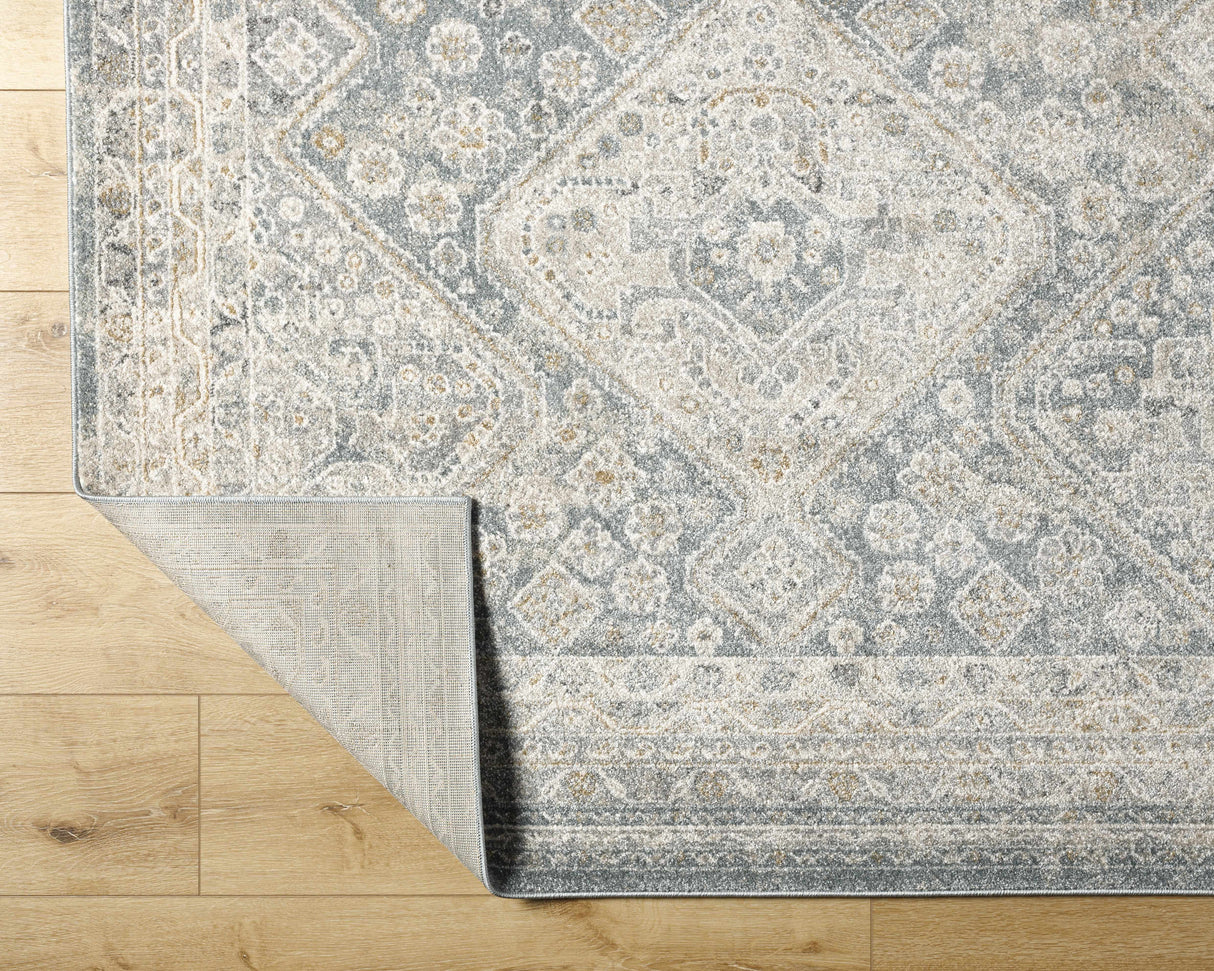 Sagen Blue Medallion Area Rug - Clearance