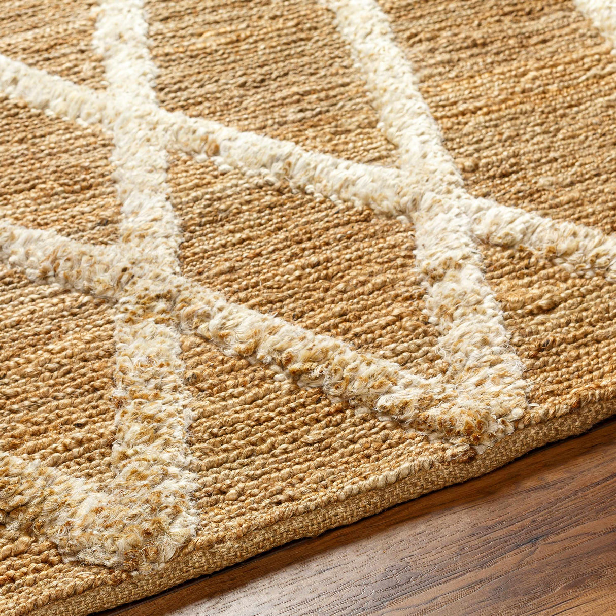 Allie Textured Jute Rug - Clearance