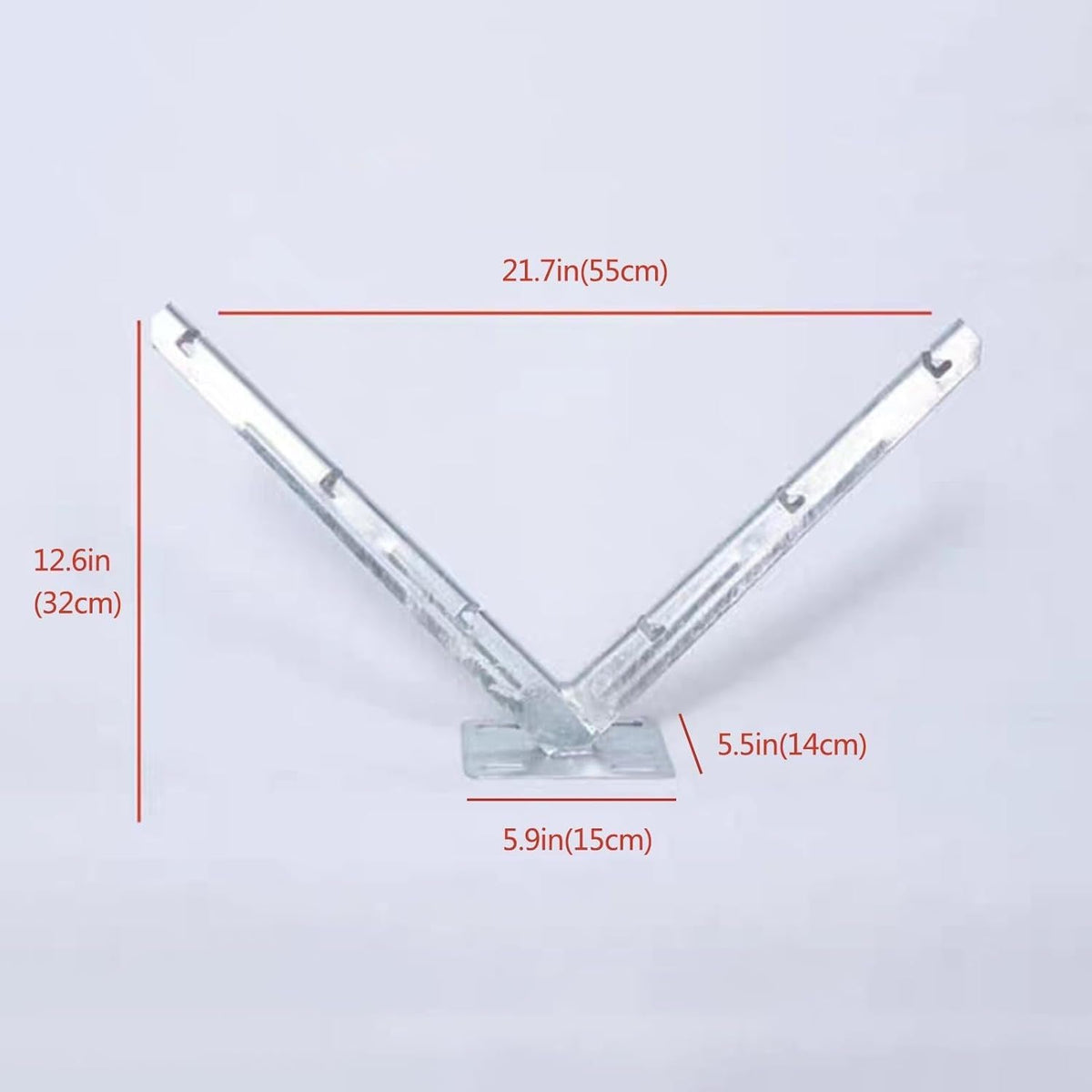 SHEN M Galvanized V-Bracket for Razor Wire Fence Support - view 3