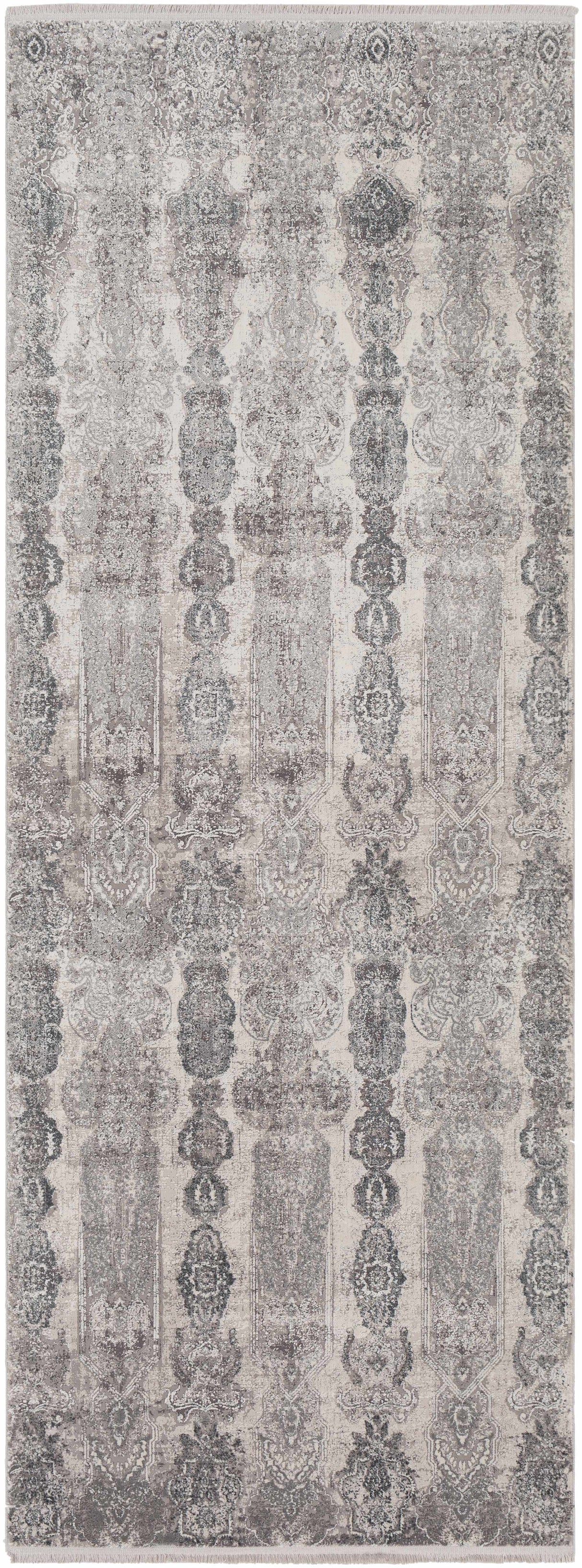 Shipdham Luxury Fringed Faux Silk Area Rug - Clearance