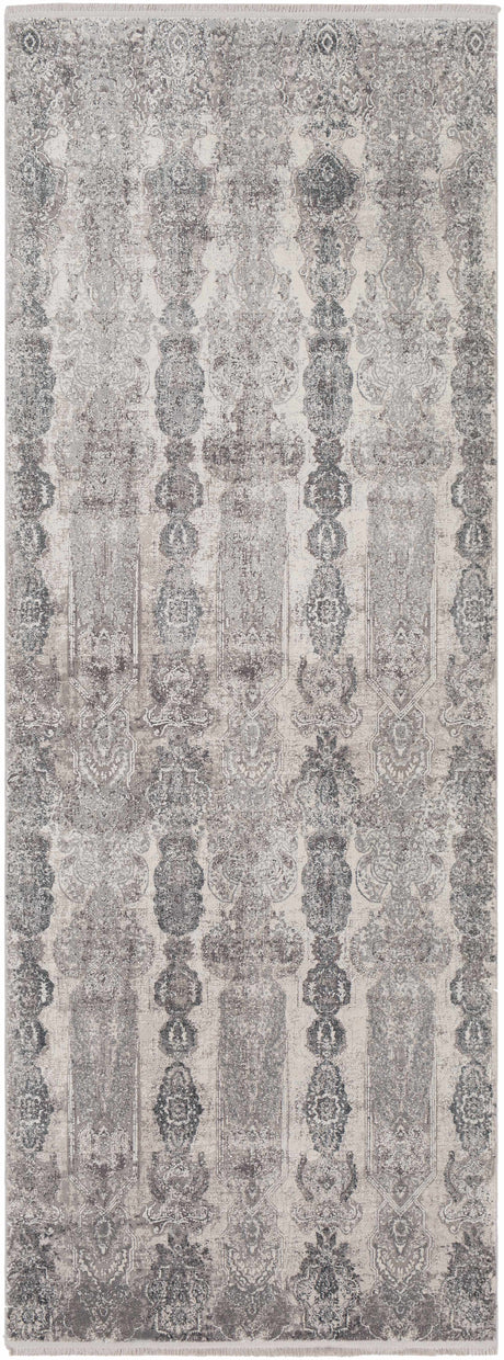 Shipdham Luxury Fringed Faux Silk Area Rug - Clearance